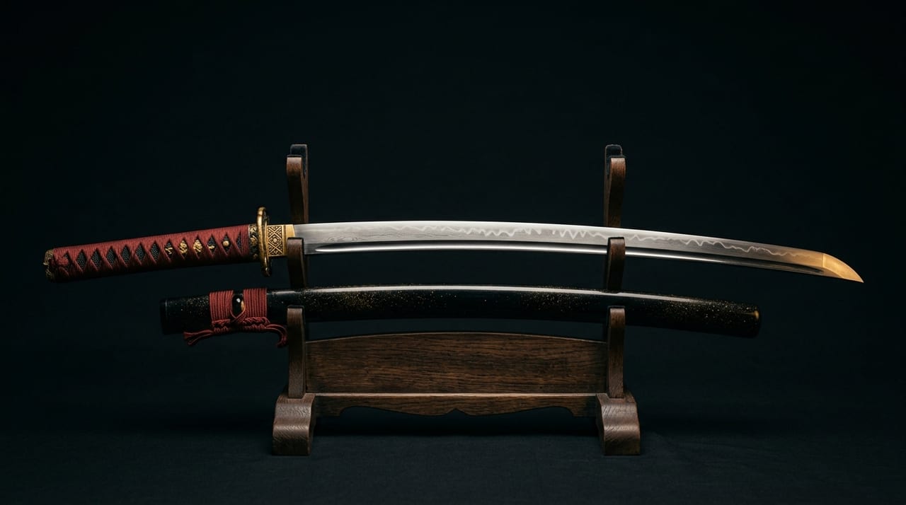 Strukturelle Unterschiede zwischen Tachi und Uchigatana: Schneideausrichtung, Trageweise und Lage der Krümmung