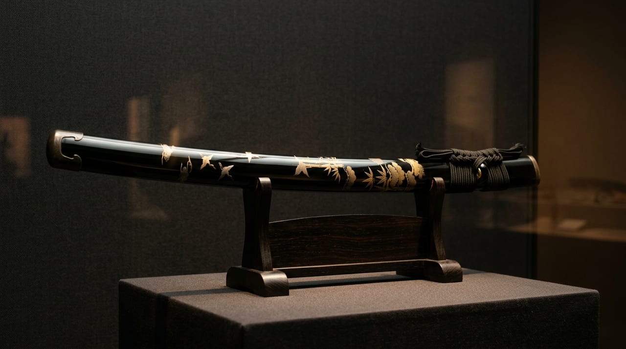 Techniques de Laquage du Shayashi : Processus et Sélection des Matériaux pour Roiro Urushi, Revêtement Ishime et Togidashi Maki-e sur les Fourreaux de Sabre Japonais