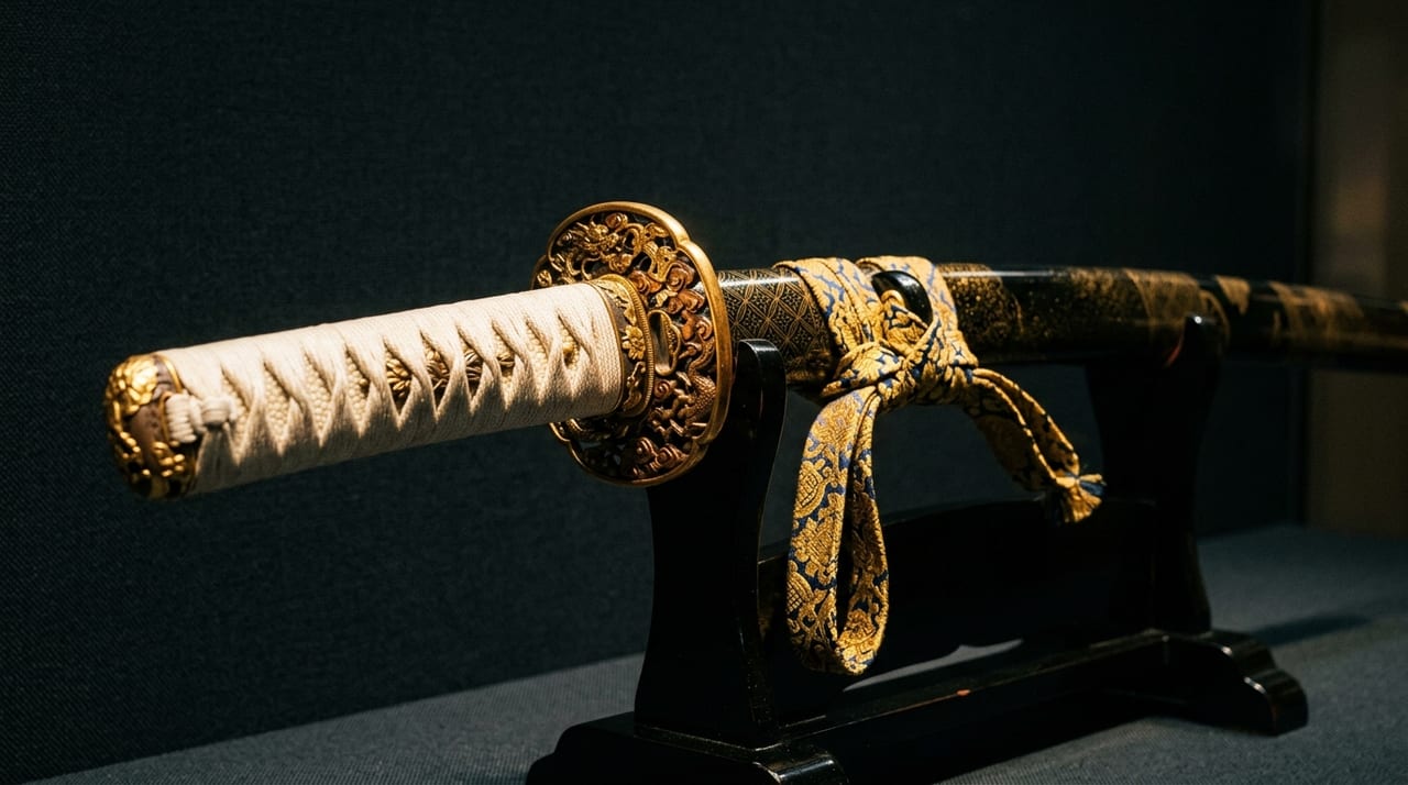 Kikuichimonji—Der Gipfel der Bizen-Ichimonji-Schule und die Kunstfertigkeit des Kaisers Go-Toba: Ein prächtiger Tachi mit kaiserlichem Chrysanthemen-Siegel aus der frühen Kamakura-Zeit