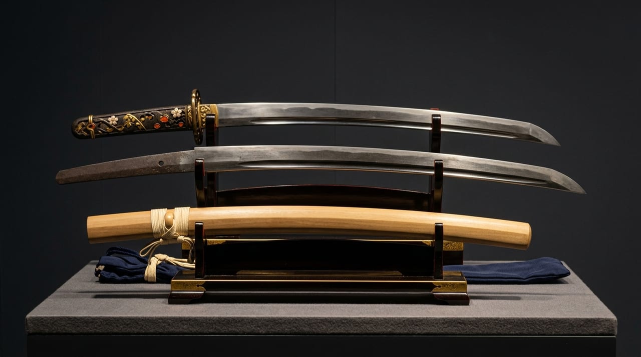 Die Krümmung von japanischen Schwertern: Arten und funktionale Bedeutung von Koshi-zori, Naka-zori, Saki-zori und Uchi-zori