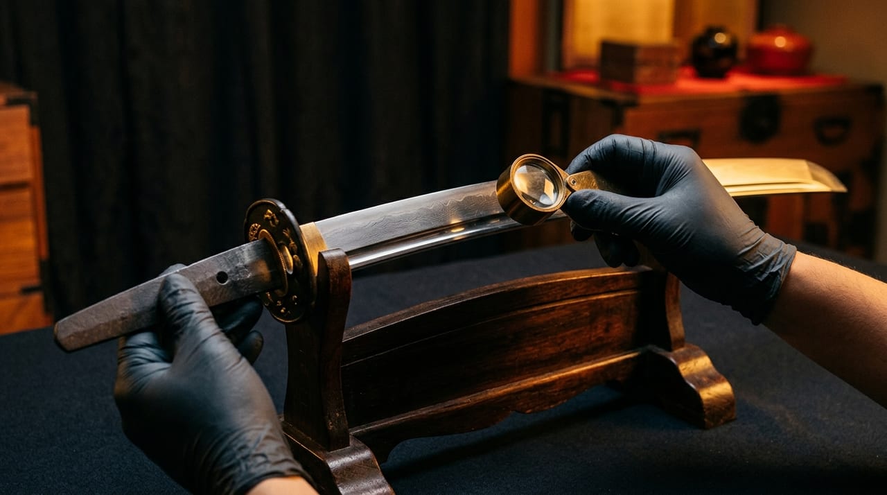 Formation pour devenir expert en authentification de katana japonaise : chemins d'apprentissage et d'études