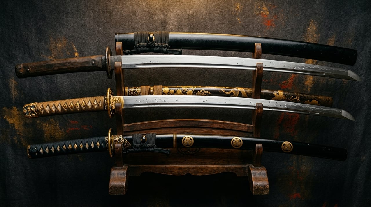 Daimyo-Schwertkultur über Regionen in der Sengoku-Periode: Schwertpolitik von Satsuma, Kaga und Date